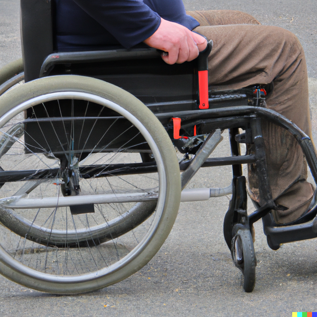 Compensatory Damages vs Punitive Damages - Man in Wheelchair